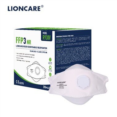Respiratore FFP3 a forma di pesce LIONCARE® con valvola