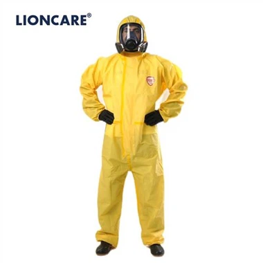 LIONCARE® CoverPremPro Tuta protettiva chimica con cuciture nastrate